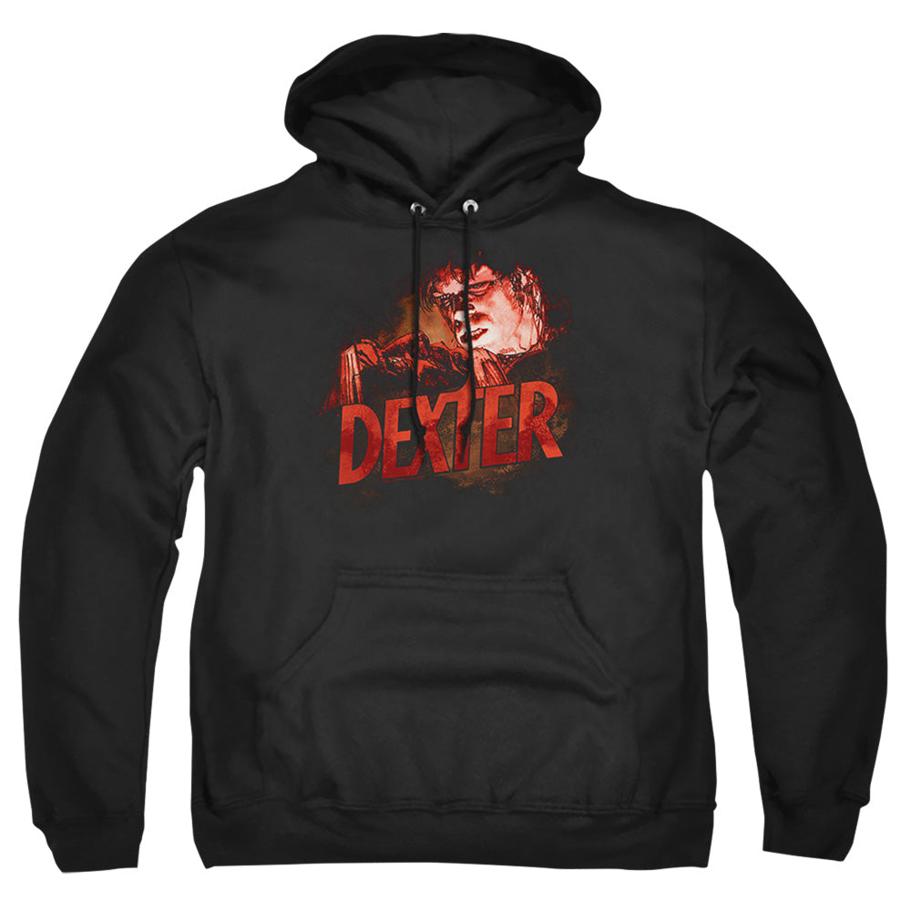 Dexter Drawing Mens Hoodie Black Officially Licensed