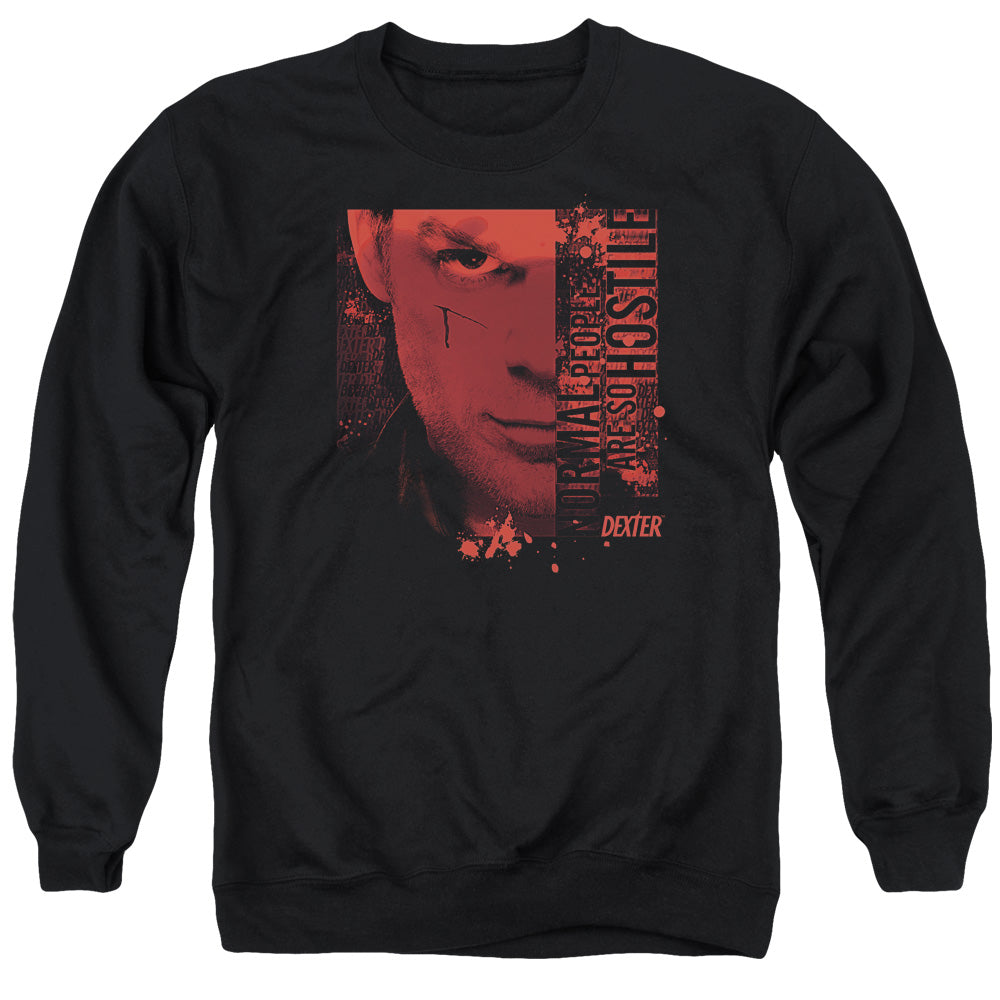 Dexter Normal Mens Crewneck Sweatshirt Black