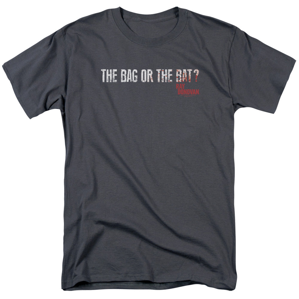 Ray Donovan Bag Or Bat Mens T Shirt Charcoal Officially Licensed
