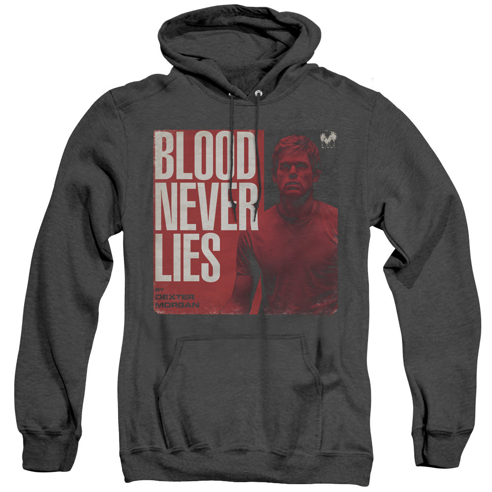 Dexter Cover Heather Mens Hoodie Black Officially Licensed