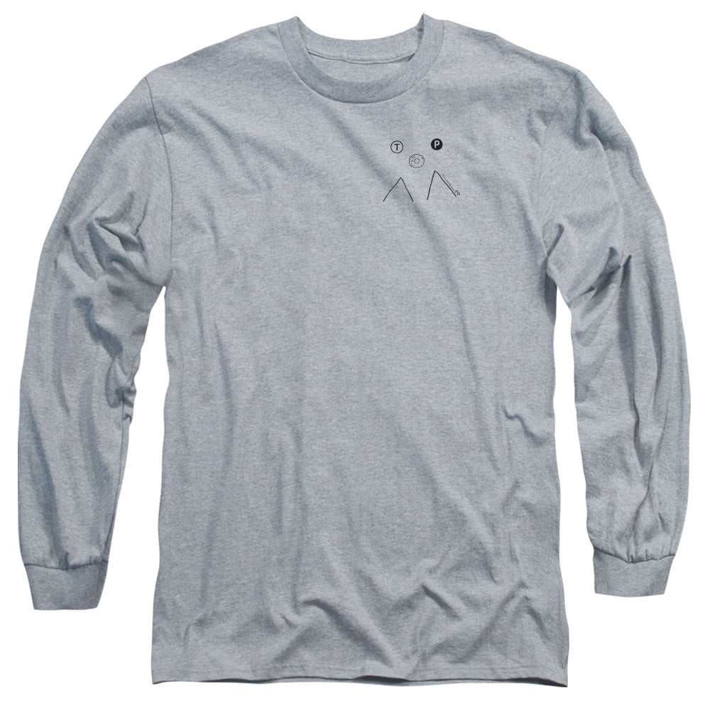 Twin Peaks Peak Donut Mens Long Sleeve Shirt Athletic Heather Officially Licensed