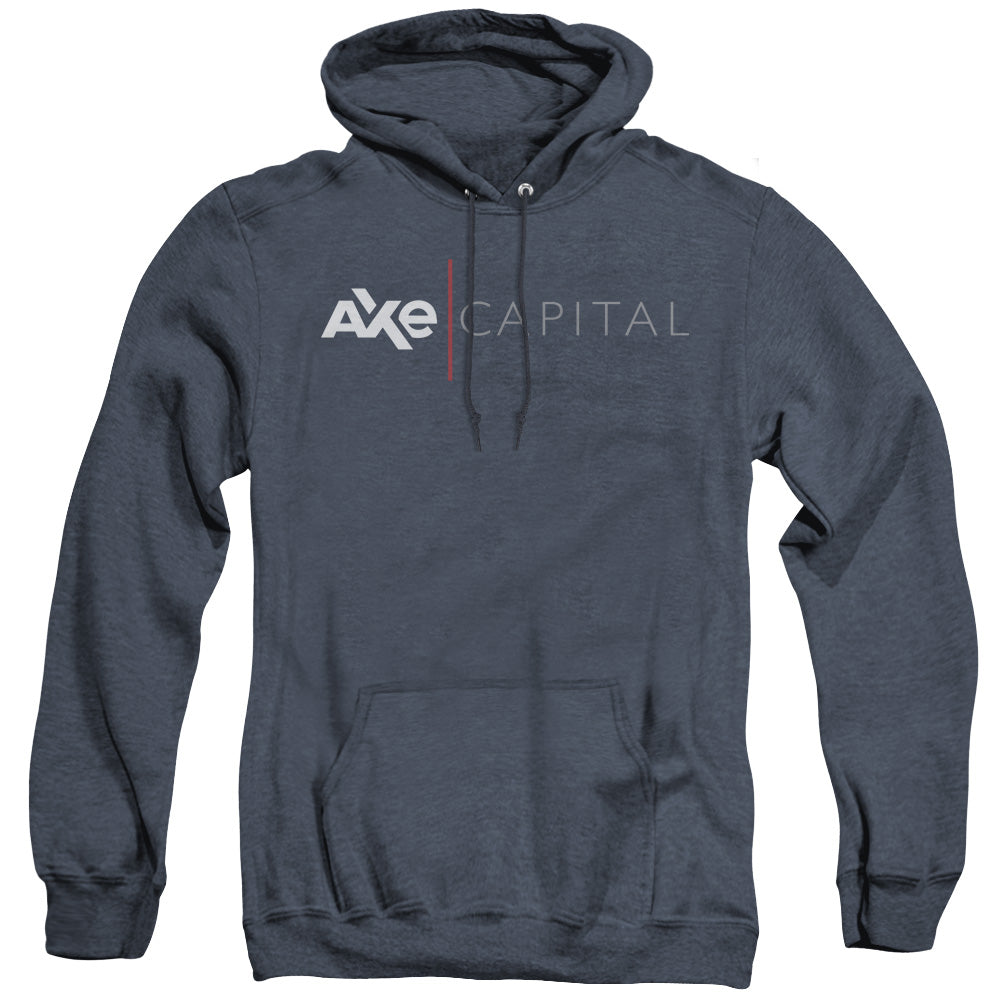 Billions Corporate Heather Mens Hoodie Navy Officially Licensed