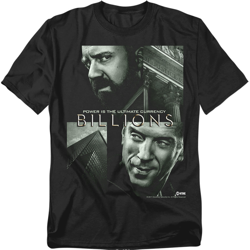 Billions Currency Poster Mens T Shirt Black Officially Licensed