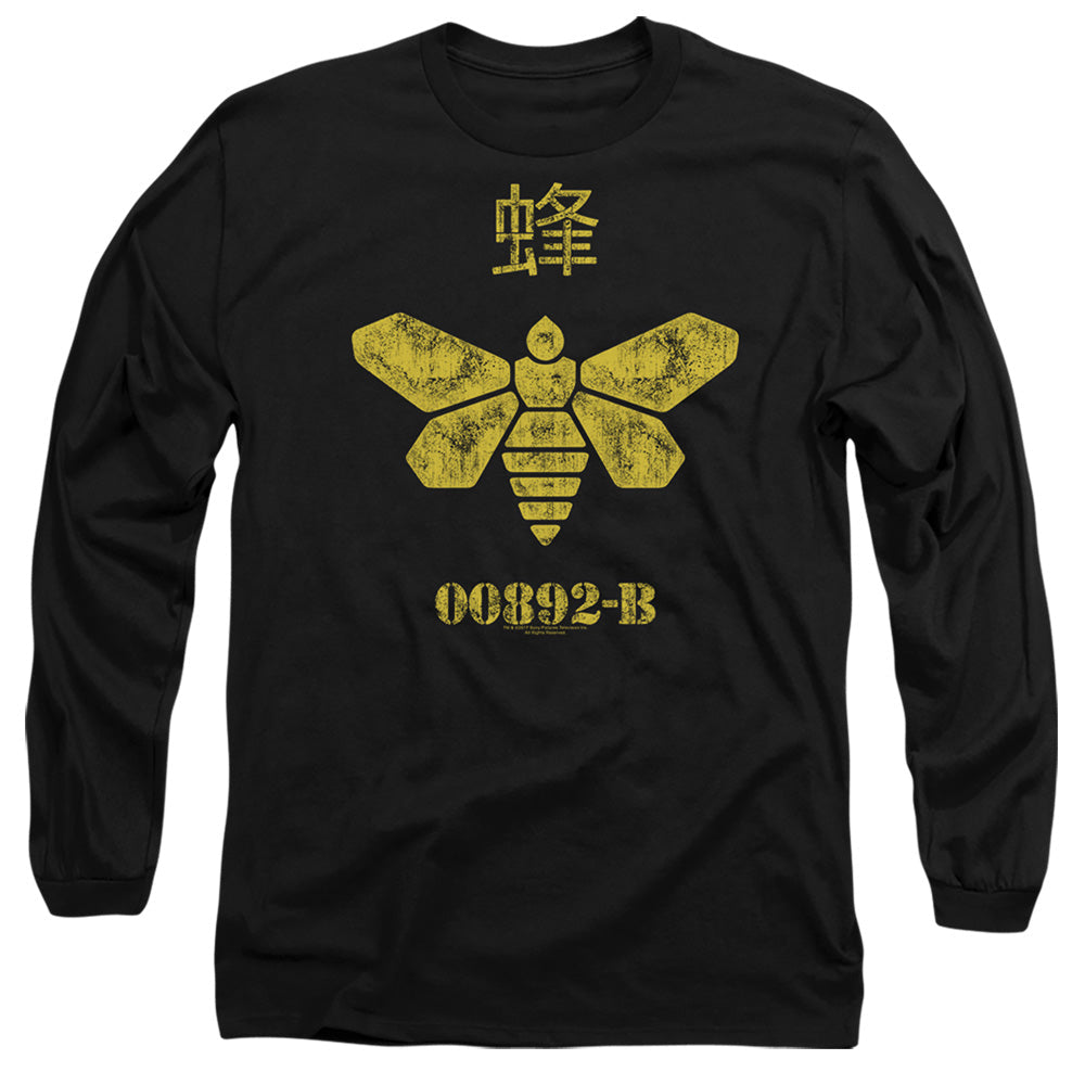 Breaking Bad Methylamine Barrel Bee Mens Long Sleeve Shirt Black Officially Licensed