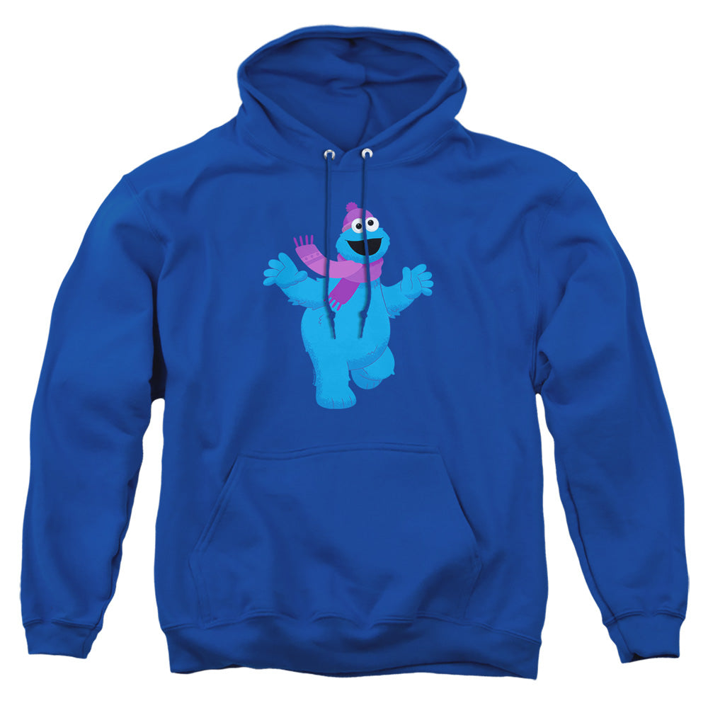 Sesame Street Furry Friends Forever! Cookie Monster Mens Hoodie Royal Officially Licensed