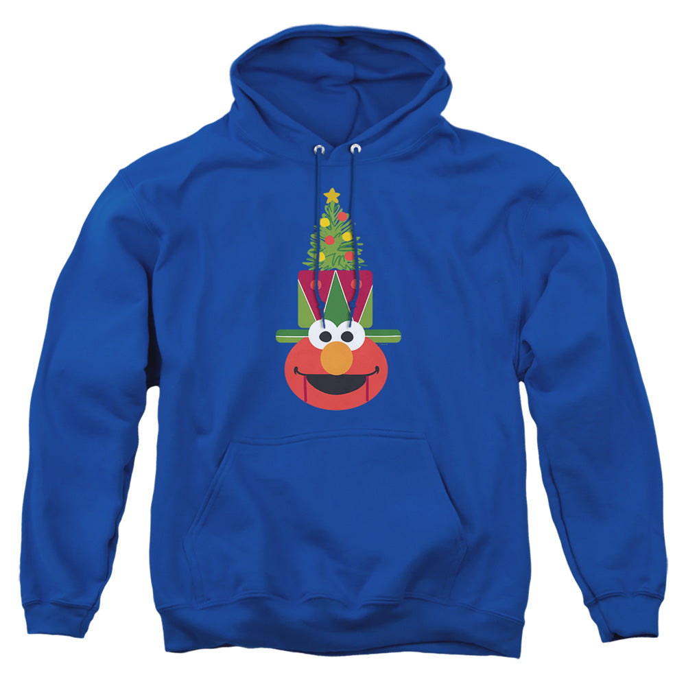 Sesame Street Christmas Nutcracker Elmo Mens Hoodie Royal Officially Licensed
