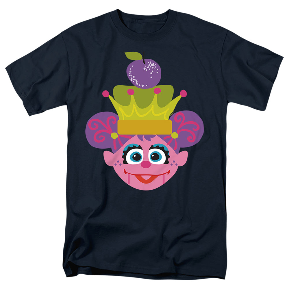 Sesame Street Christmas Nutcracker Abby Cadabby Mens T Shirt Navy Officially Licensed