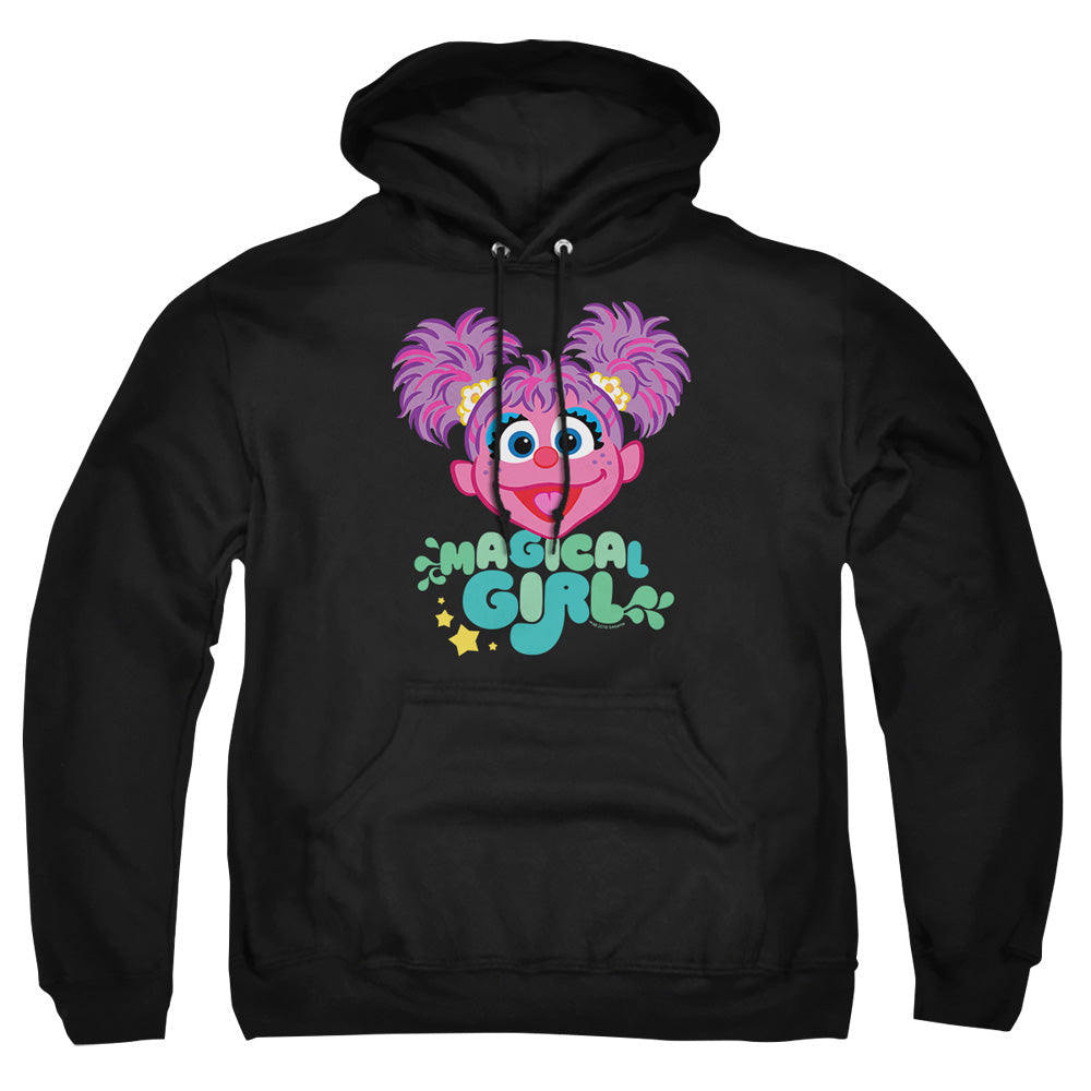 Sesame Street Magical Girl Abby Cadabby Mens Hoodie Black Officially Licensed