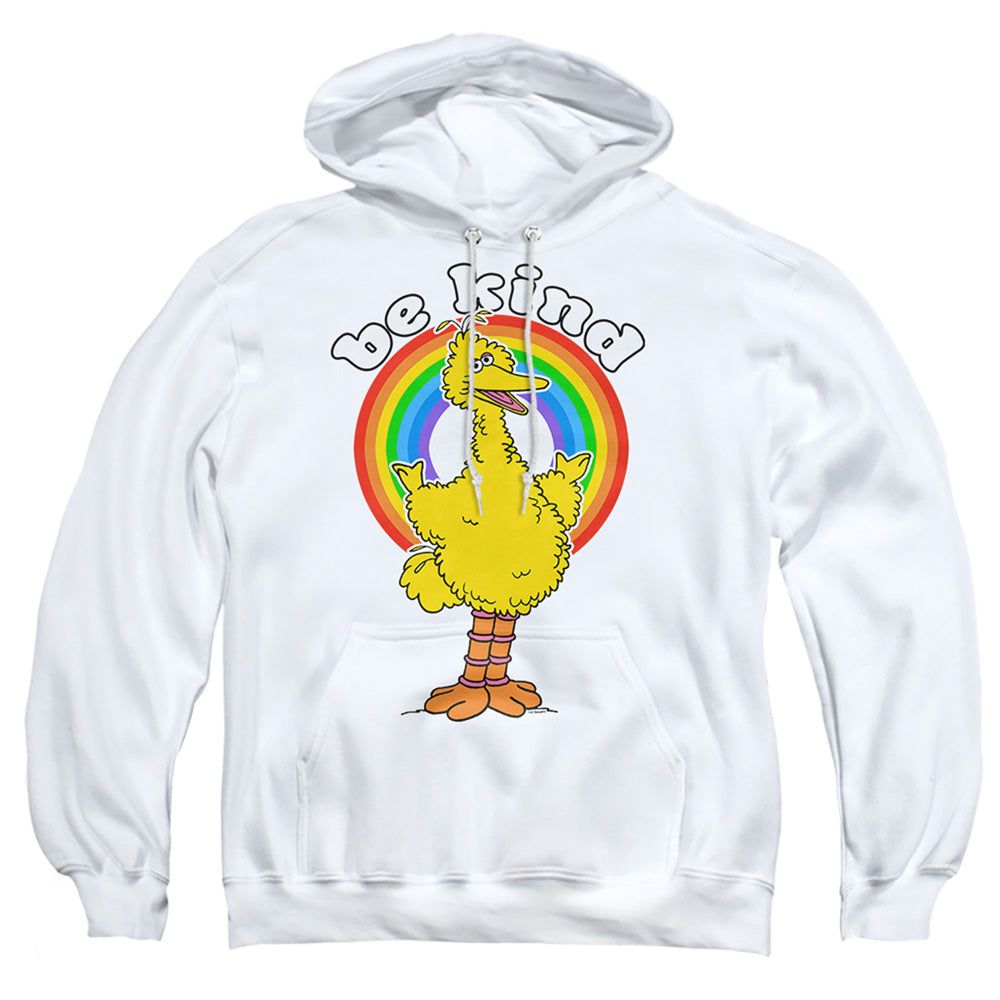 Sesame Street Be Kind Mens Hoodie White Officially Licensed