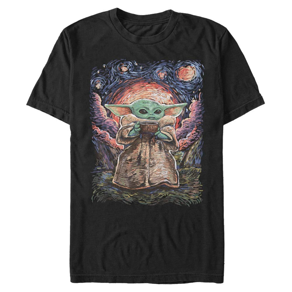 Star Wars Sipping Starries Mens T Shirt
