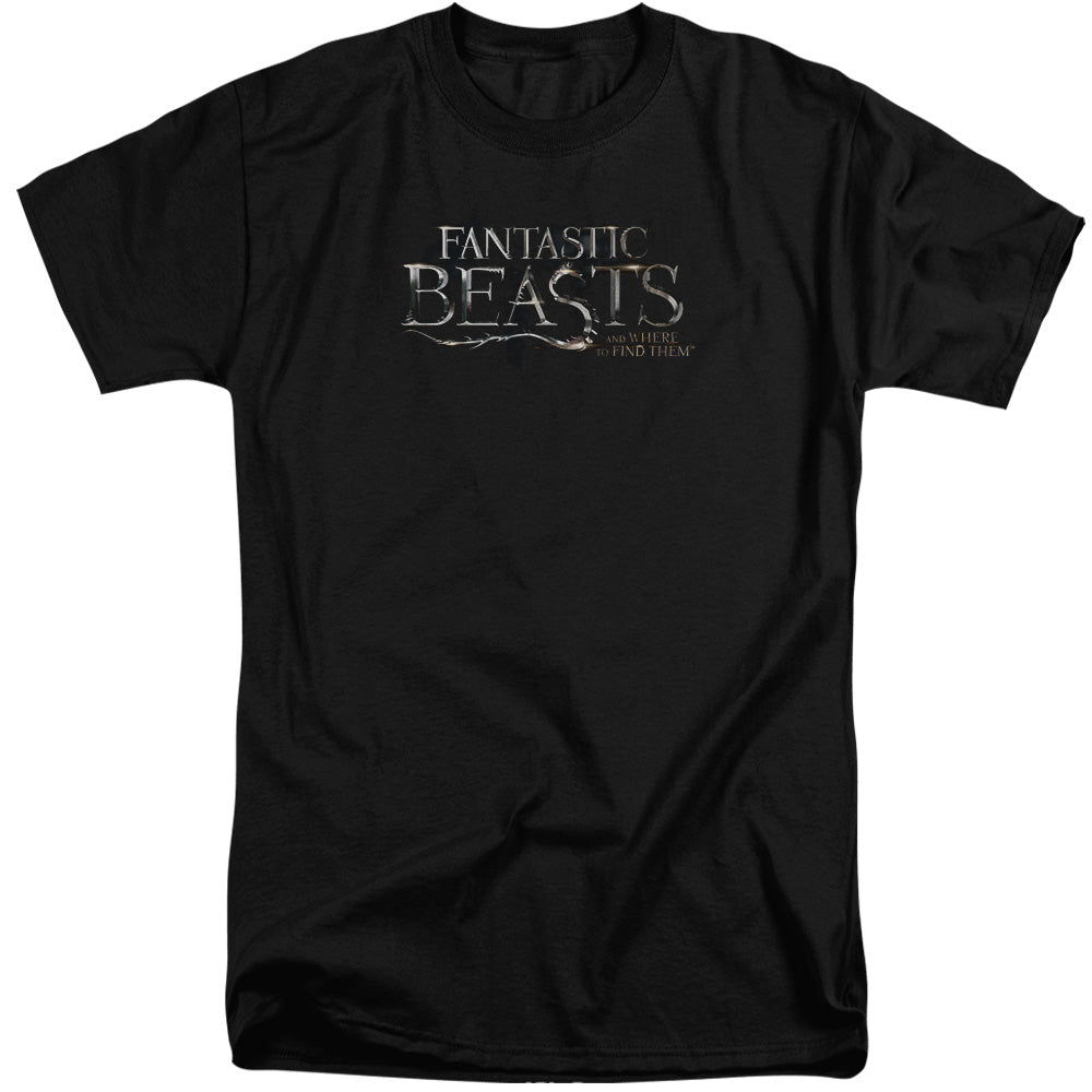 Fantastic Beasts Logo Mens Tall T Shirt Black Officially Licensed