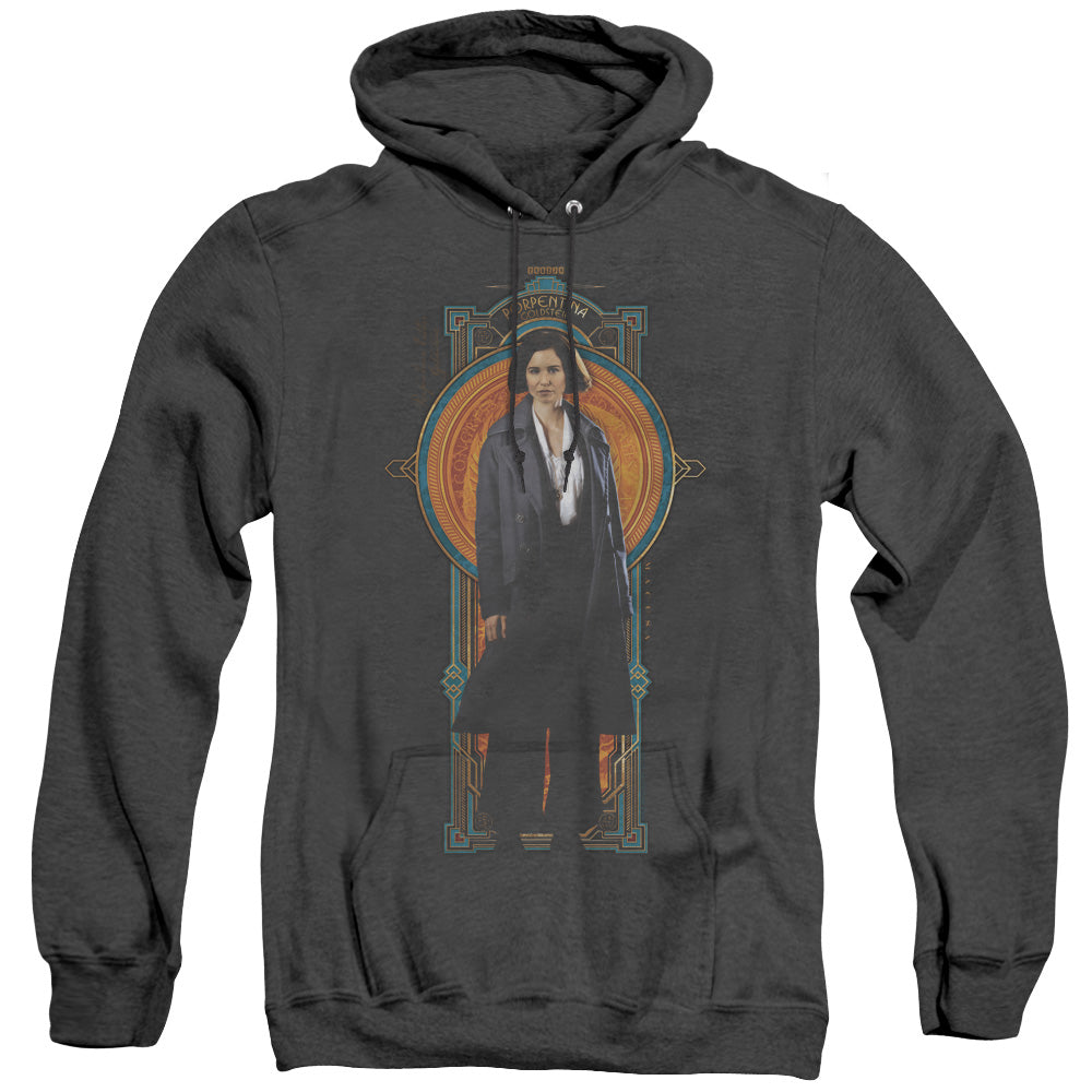 Fantastic Beasts Porpentina Goldstein Heather Mens Hoodie Black Officially Licensed