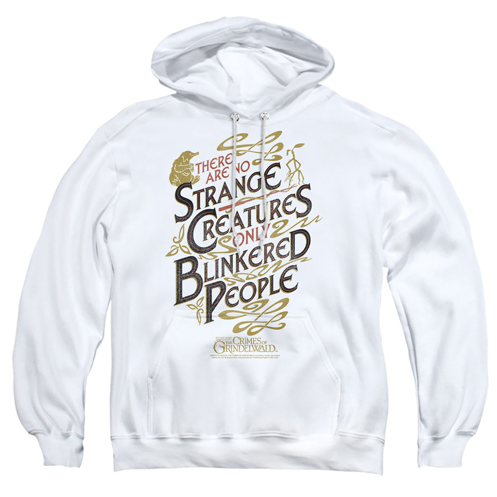 Fantastic Beasts 2 Blinkered People Mens Hoodie White Officially Licensed