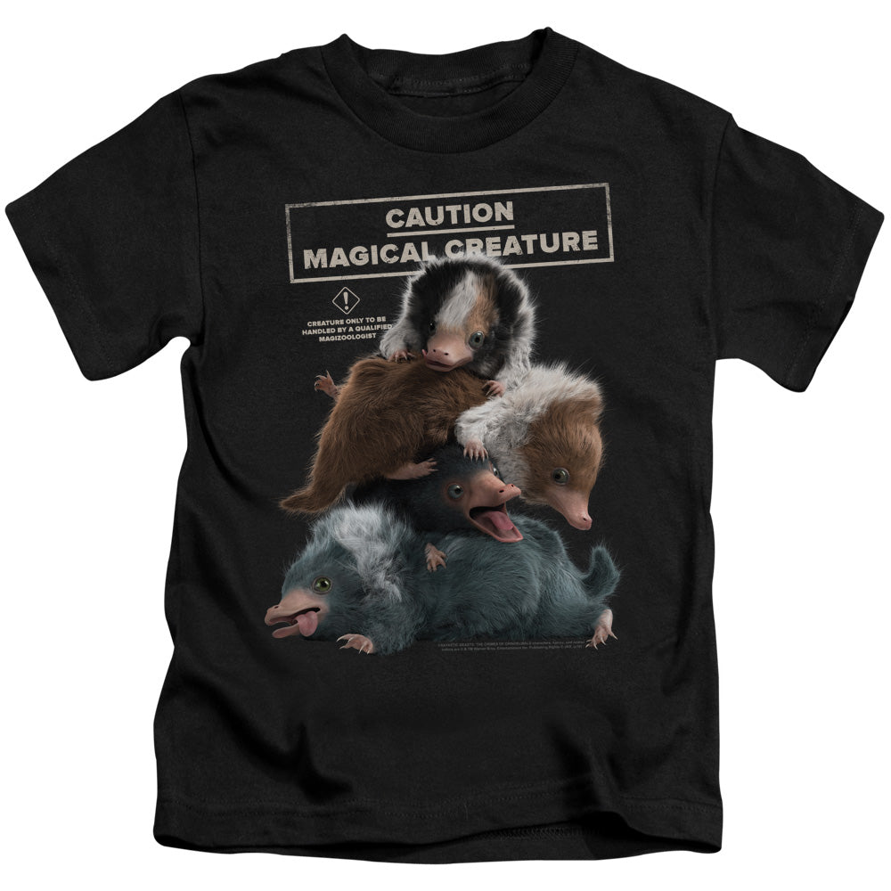 Fantastic Beasts 2 Cuddle Puddle Juvenile Kids Youth T Shirt Black Officially Licensed