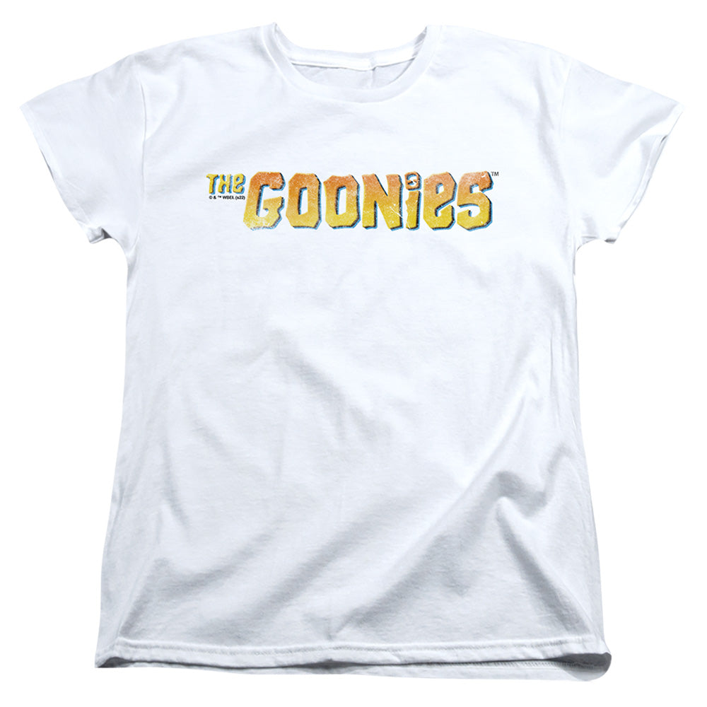 The Goonies Logo Womens T Shirt White Officially Licensed