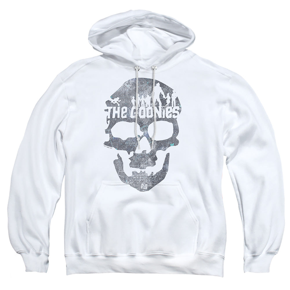 The Goonies Skull 2 Mens Hoodie White