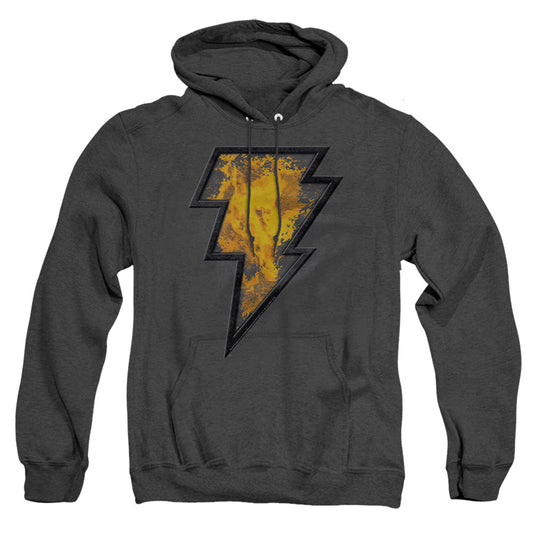 Black Adam Black Adam Beveled Emblem Mens Heather Hoodie Black Officially Licensed