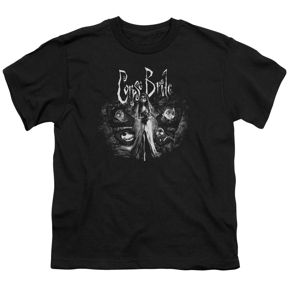 Corpse Bride Bride To Be Kids Youth T Shirt Black Officially Licensed