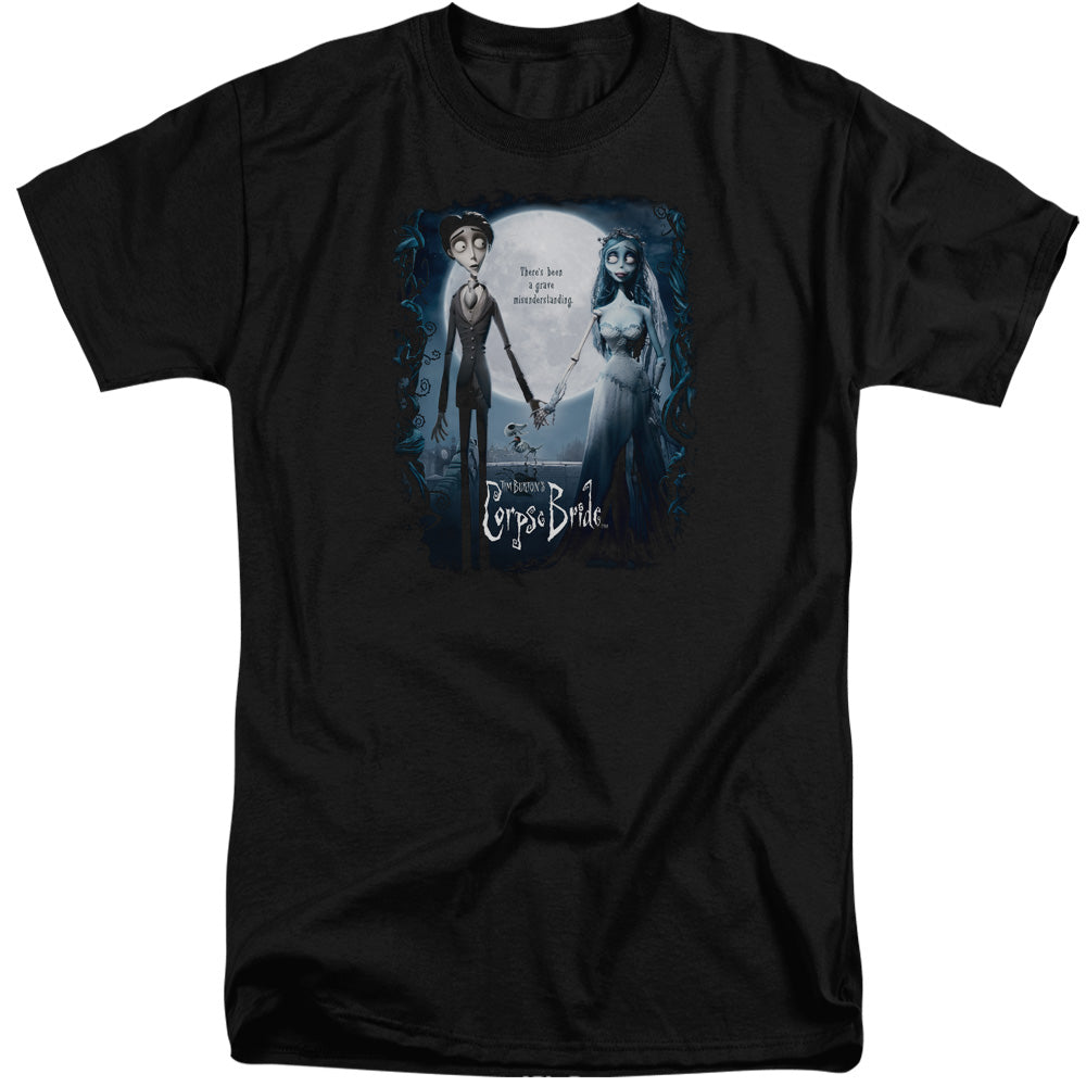 Corpse Bride Poster Mens Tall T Shirt Black Officially Licensed