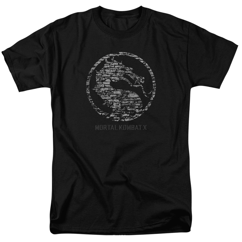Mortal Kombat X Stone Seal Mens T Shirt Black Officially Licensed