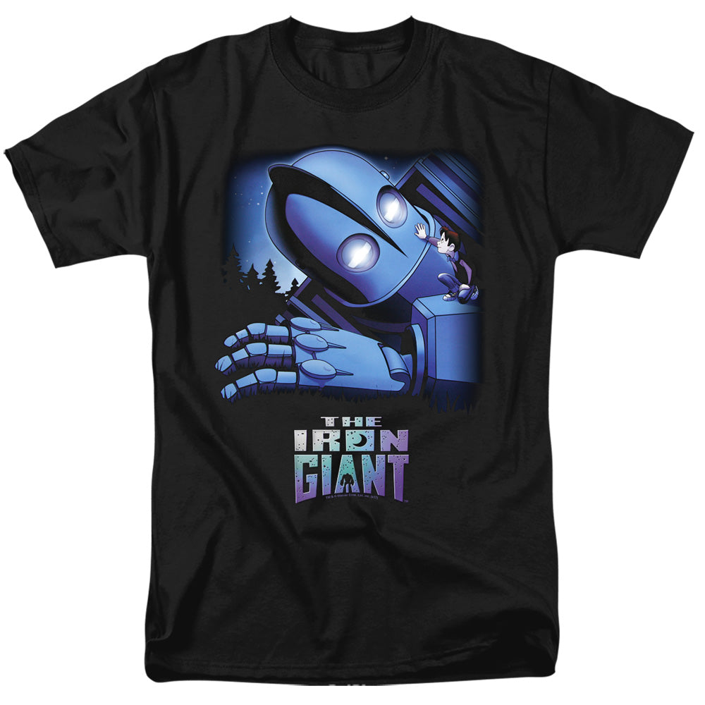 Iron Giant Giant And Hogarth Mens T Shirt Black Officially Licensed