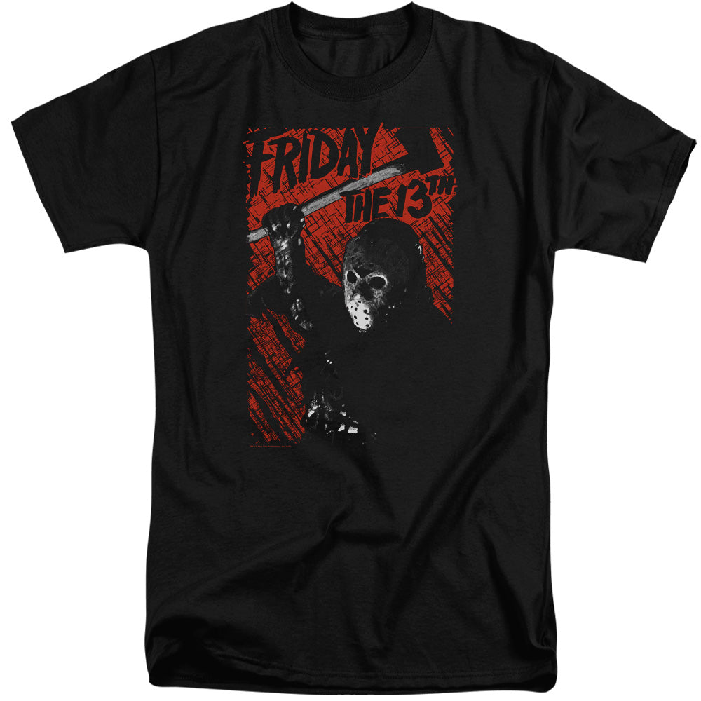 Friday The 13Th Jason Lives Mens Tall T Shirt Black Officially Licensed