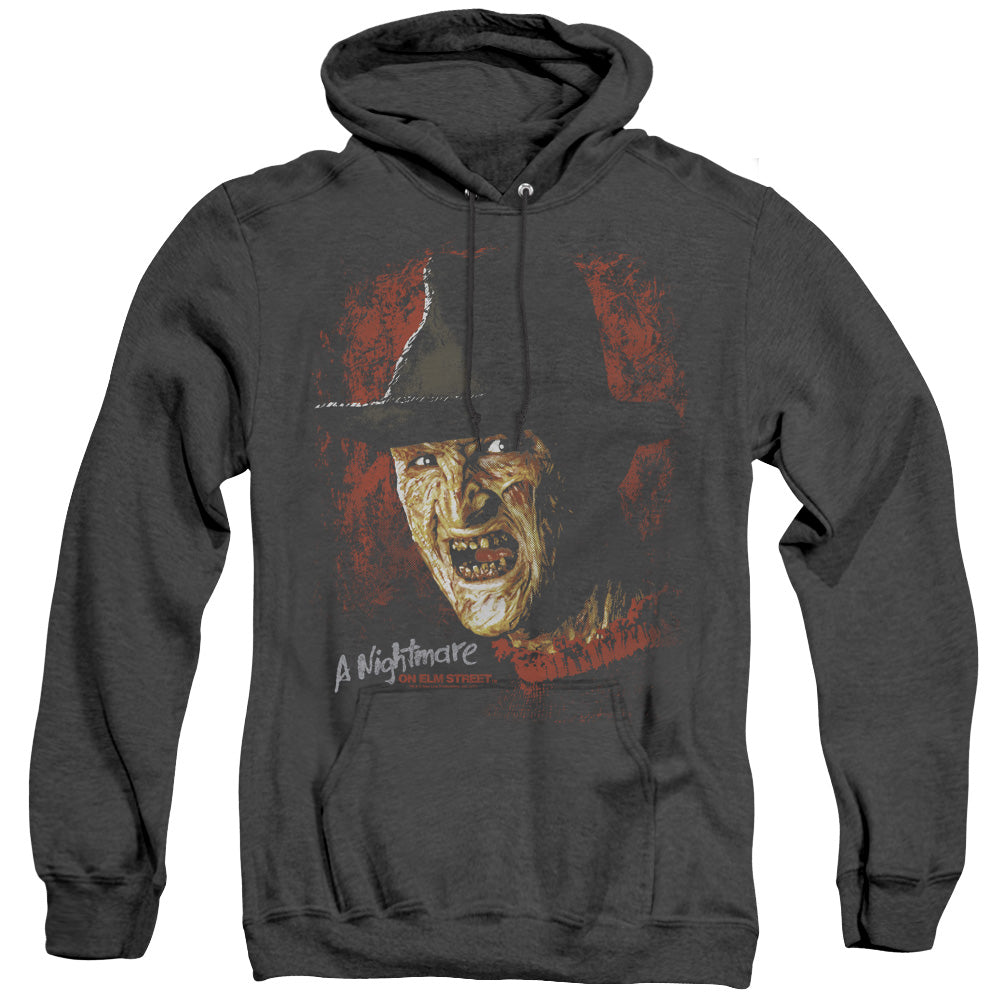 Nightmare On Elm Street Worst Nightmare Heather Mens Hoodie Black Officially Licensed