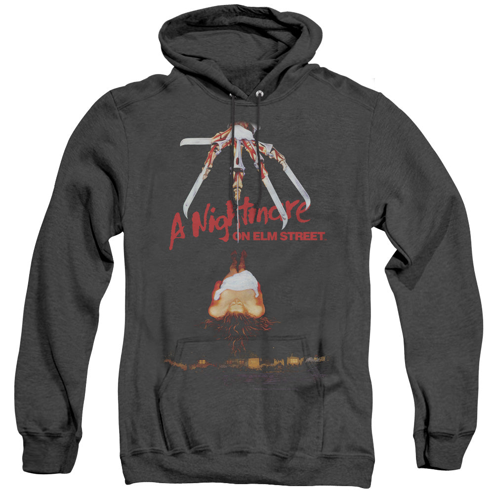Nightmare On Elm Street Alternate Poster Mens Heather Hoodie Black Officially Licensed