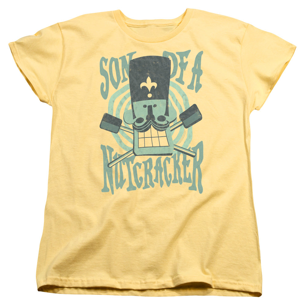 Elf Son Of A Womens T Shirt Yellow Officially Licensed