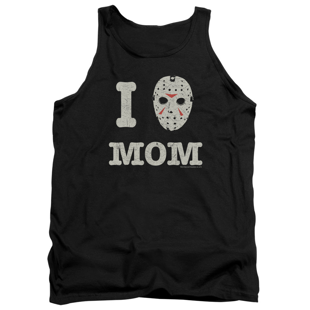 Friday The 13Th Mommas Boy Mens Tank Top Shirt Black Officially Licensed