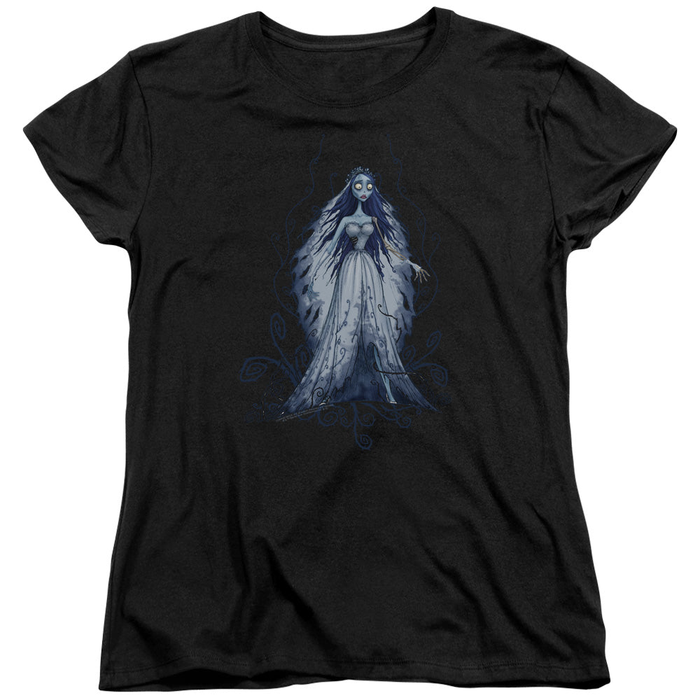 Corpse Bride Vines Womens T Shirt Black Officially Licensed
