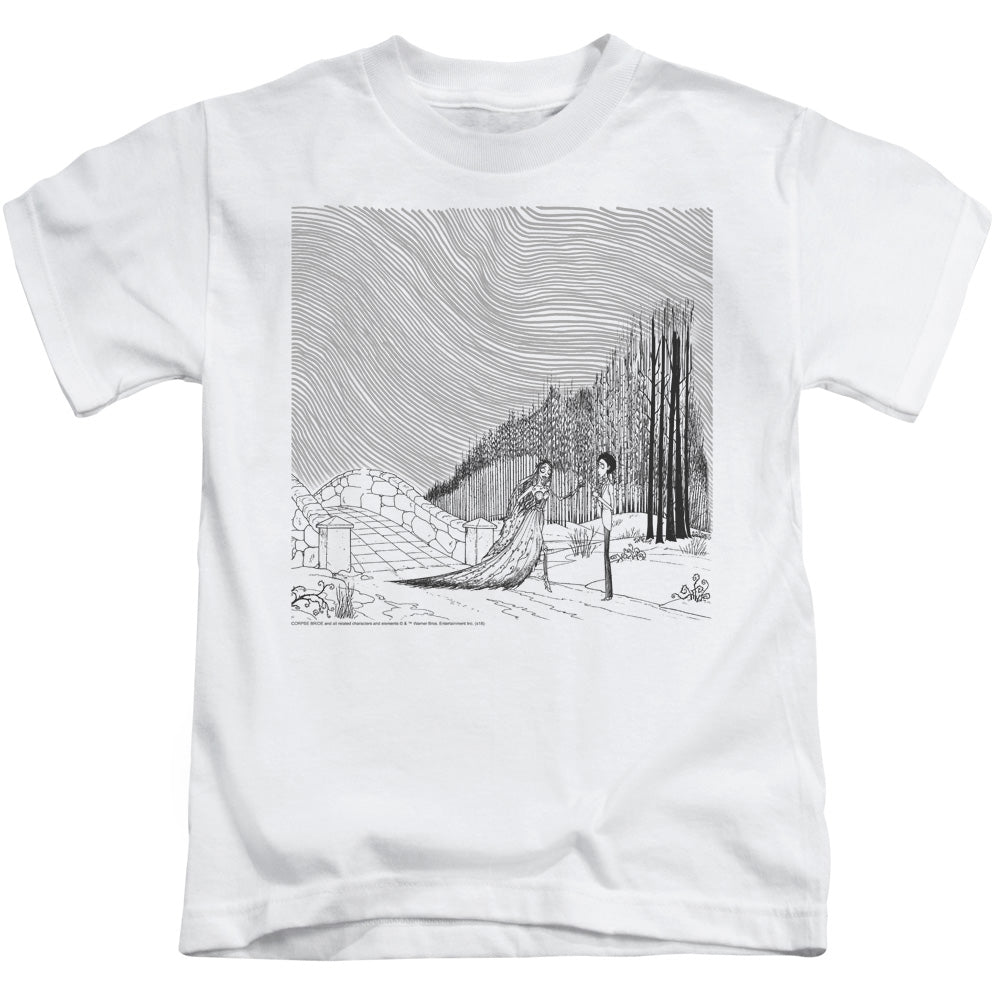 Corpse Bride My Darling Juvenile Kids Youth T Shirt White Officially Licensed