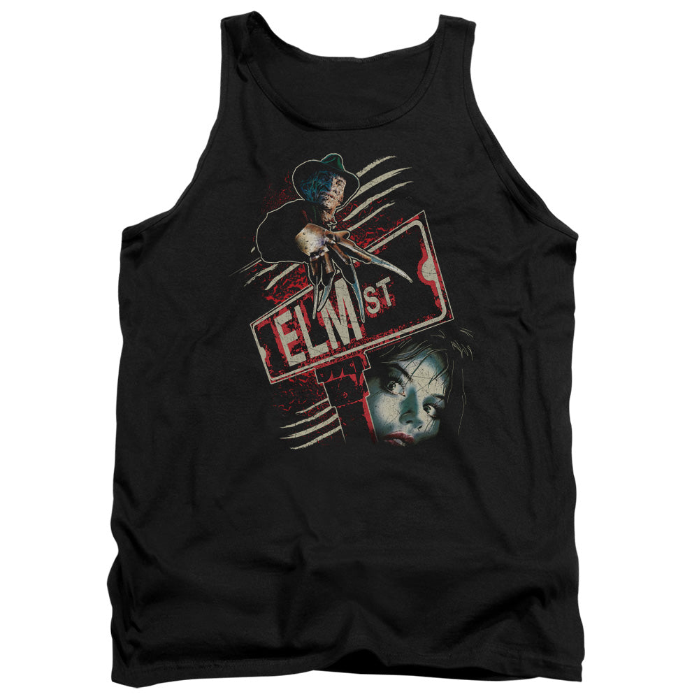 Nightmare On Elm Street Elm St Mens Tank Top Shirt Black Officially Licensed