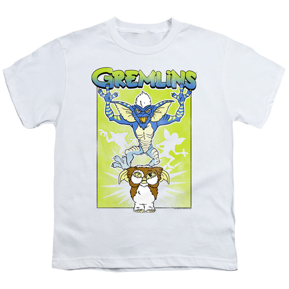Gremlins Be Afraid Kids Youth T Shirt White Officially Licensed
