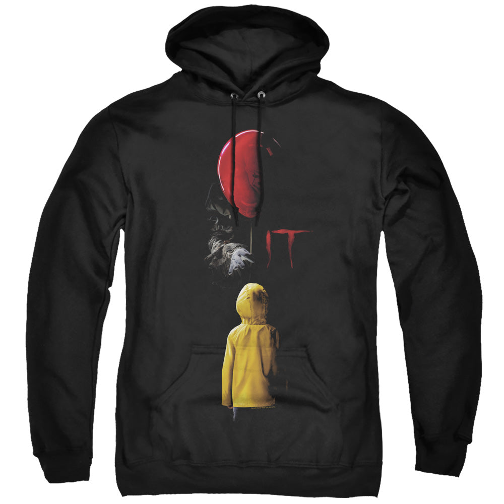 IT Red Balloon Mens Hoodie Black Officially Licensed