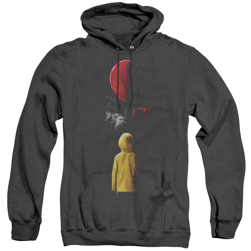 IT Red Balloon Heather Mens Hoodie Black Officially Licensed