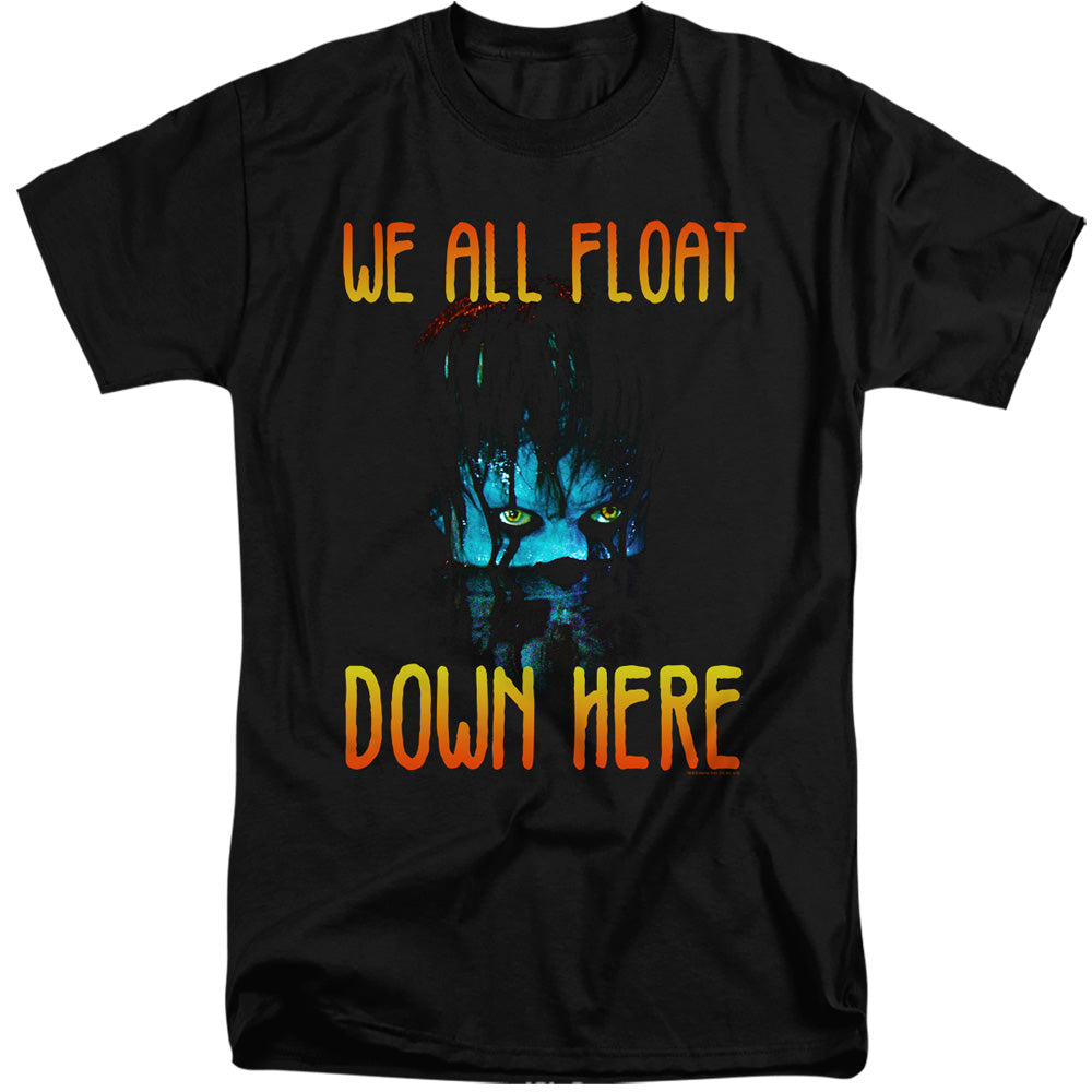 It 2017 We All Float Down Here Mens Tall T Shirt Black Officially Licensed