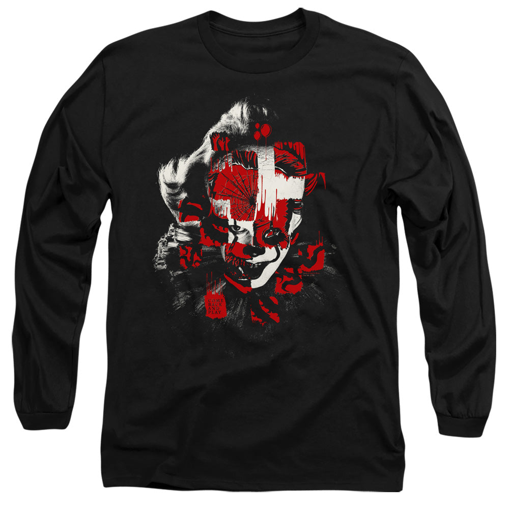 It 2019 Come Back Mens Long Sleeve Shirt Black Officially Licensed