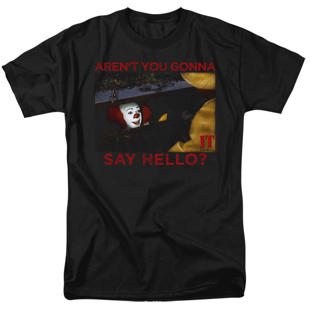It 1990 Hello Mens T Shirt Black Officially Licensed