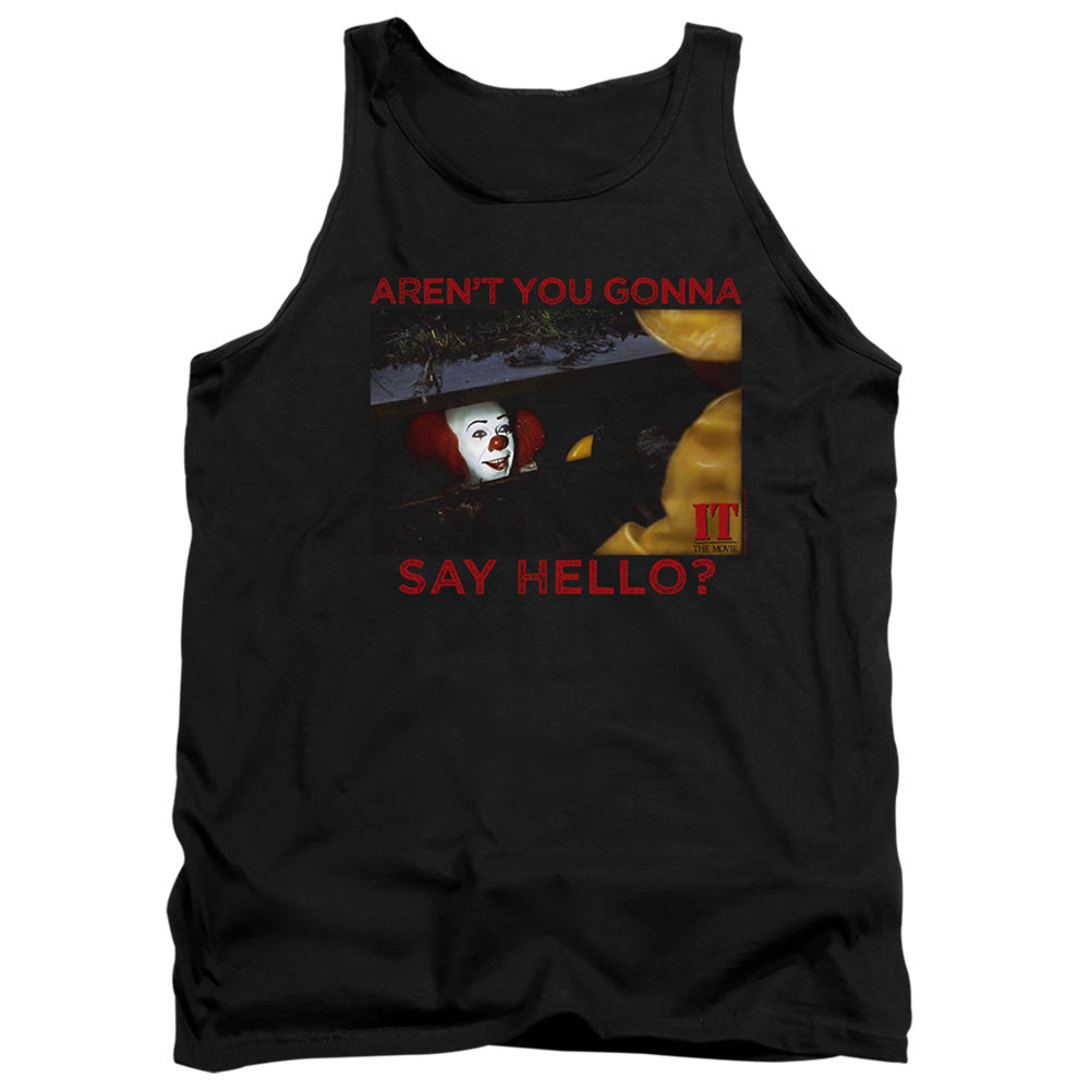 It 1990 Hello Mens Tank Top Shirt Black Officially Licensed