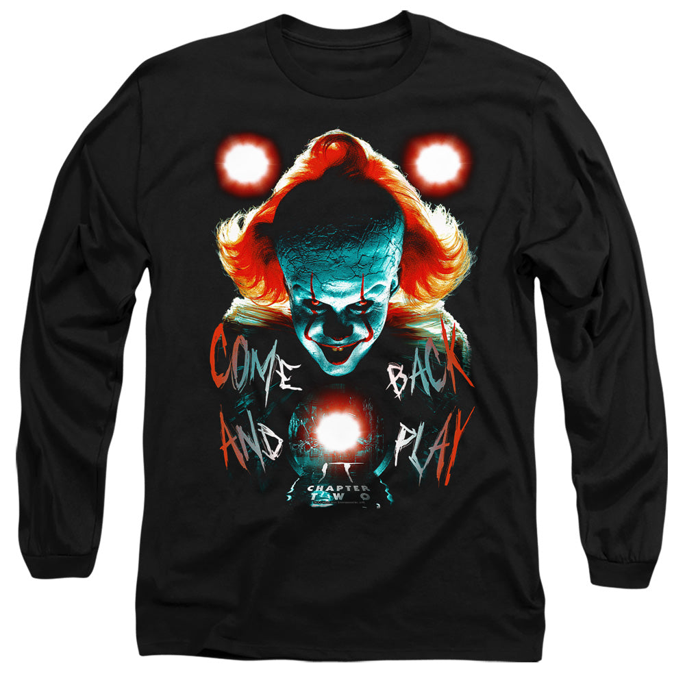 IT Dead Lights Mens Long Sleeve Shirt Black Officially Licensed