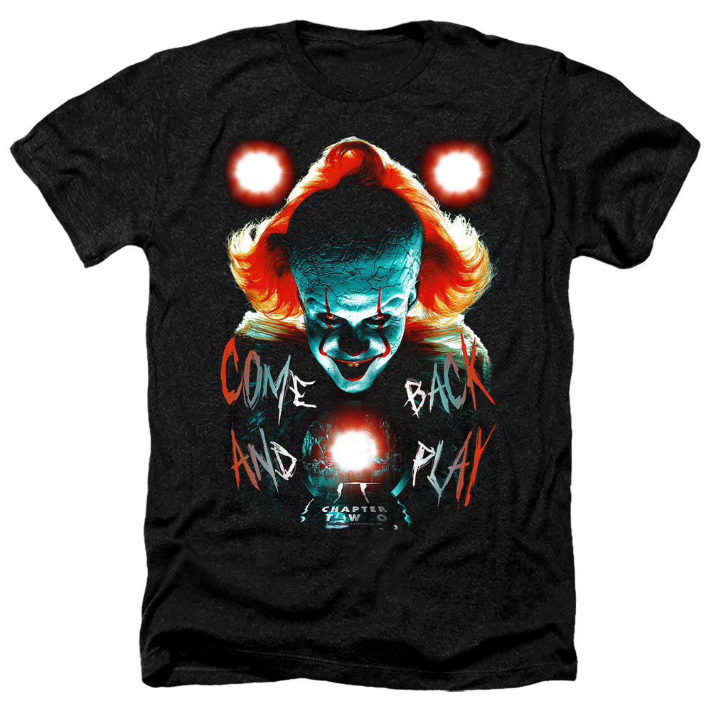 IT Dead Lights Heather Mens T Shirt Black Officially Licensed