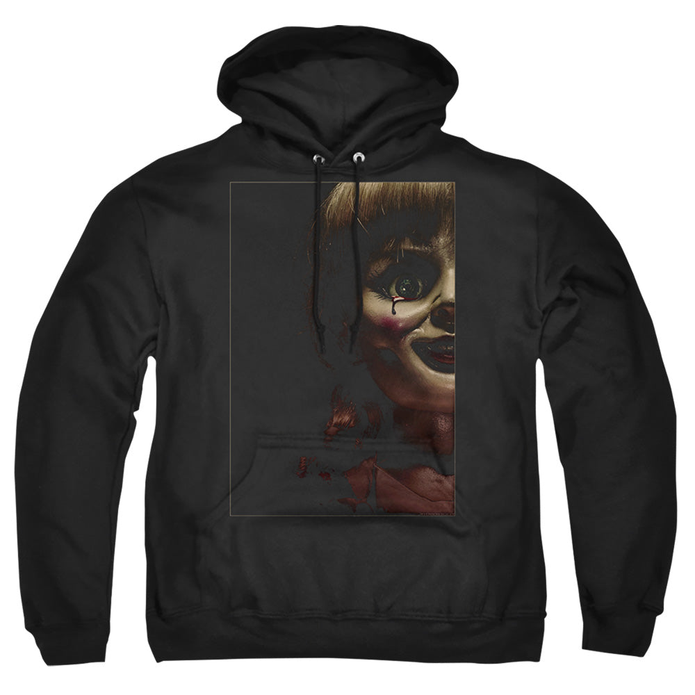 Annabelle Doll Tear Mens Hoodie Black Officially Licensed