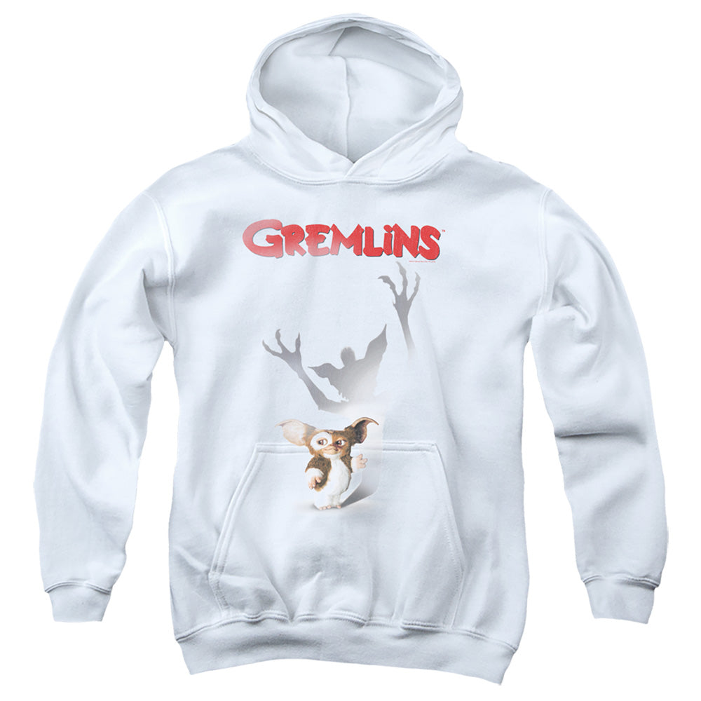 Gremlins Shadow Kids Youth Hoodie White Officially Licensed