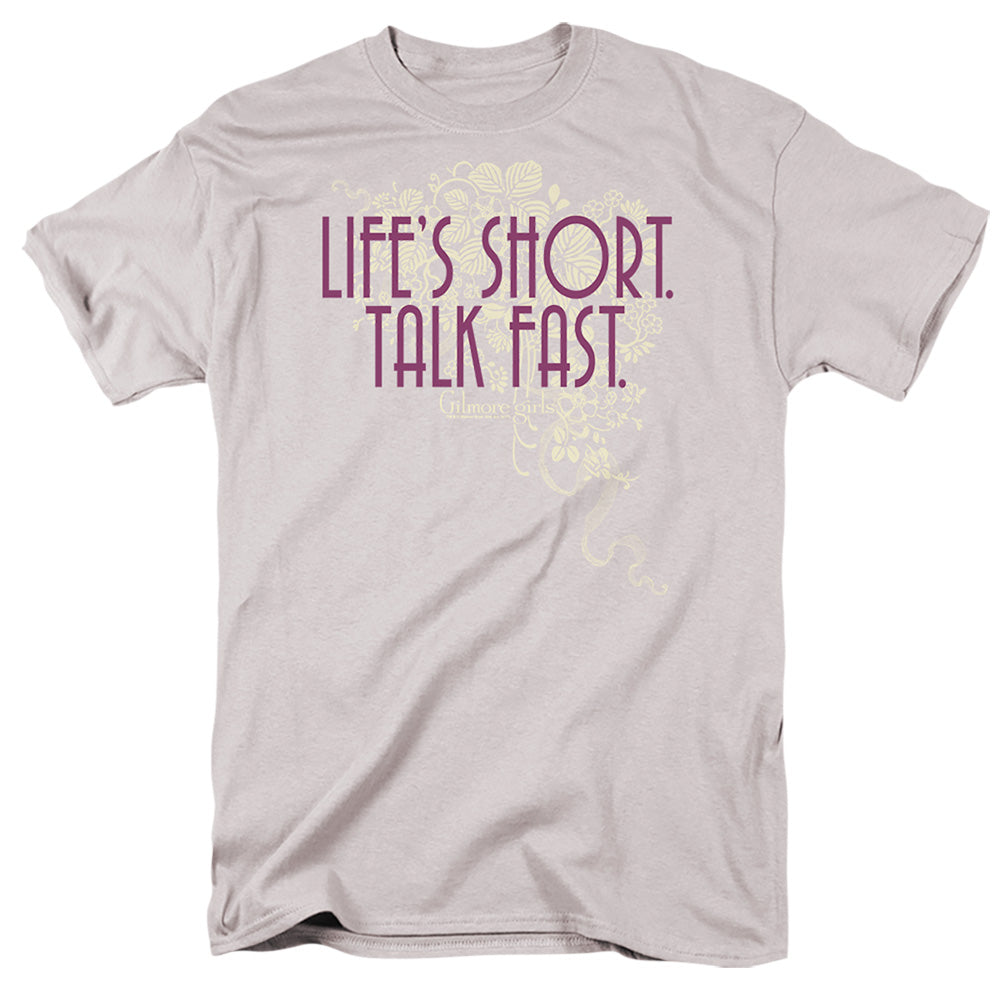 Gilmore Girls Lifes Short - S S Adult 18 1 - Silver - Md