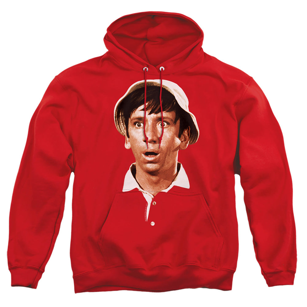 Gilligans Island Gilligans Head Mens Hoodie Red