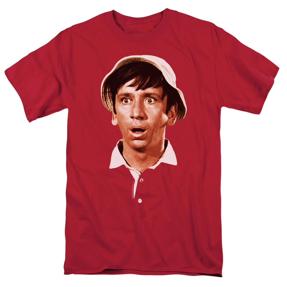 Gilligans Island Gilligans Head Mens T Shirt Red