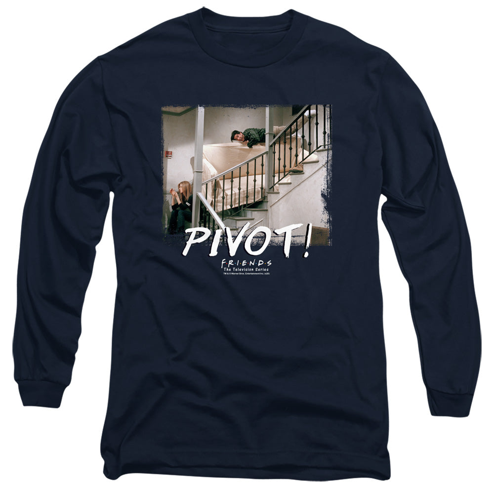 Friends Pivotmens Long Sleeve Shirt Navy