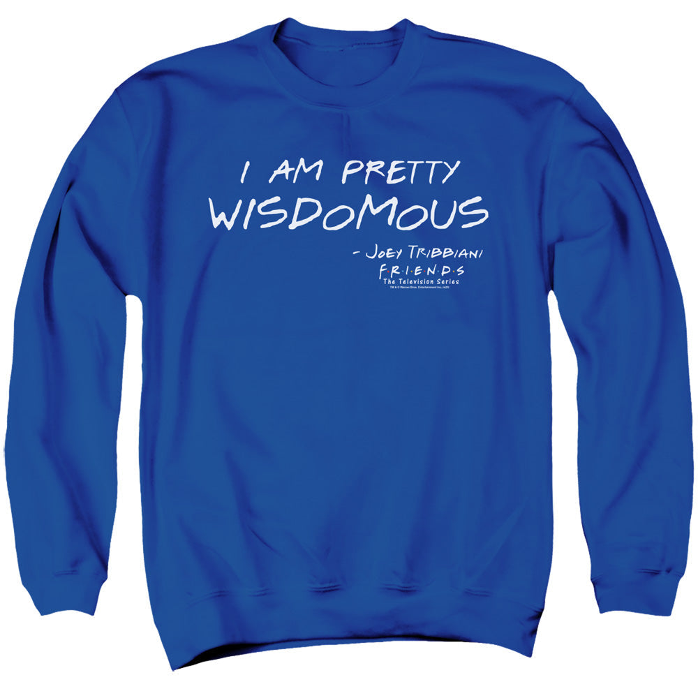 Friends Wisdomous Mens Crewneck Sweatshirt Royal