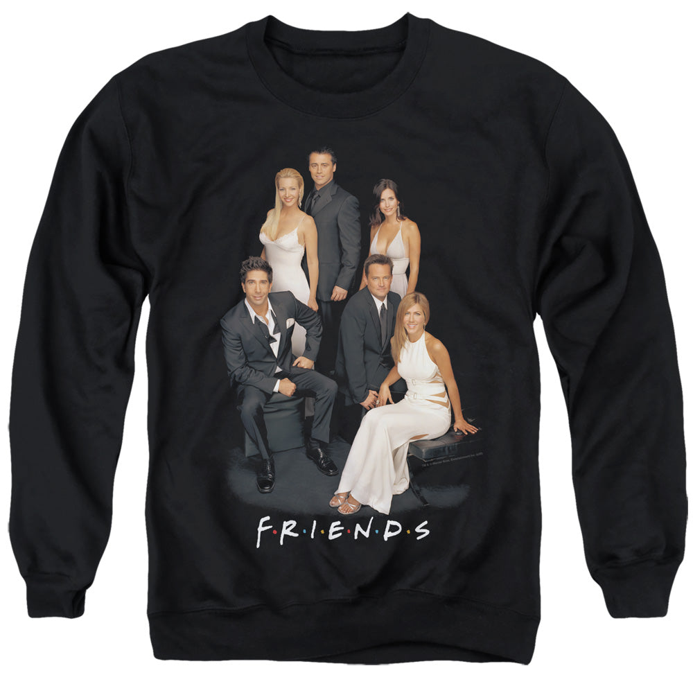 Friends Classy Mens Crewneck Sweatshirt Black